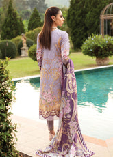 Springtime Ballet By Gulaal Embroidered Lawn Unstitched 3 Piece Suit - GL24L 05 LAVANDE